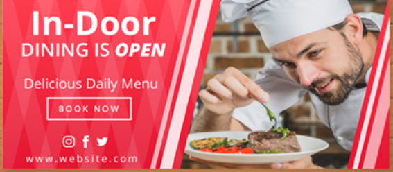 Cheapest Restaurant Opening Banner Sign in Vancouver - 24 Hr. Print Factory