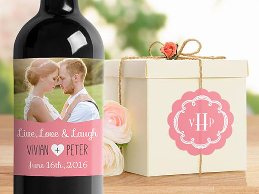 Cheapest Custom Printed Celebration Event / Wedding Event Sticker Labels - 24 Hr. Print Factory