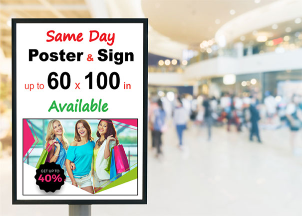 Cheapest Business Window Display Printing in Vancouver - 24 Hr. Print Factory