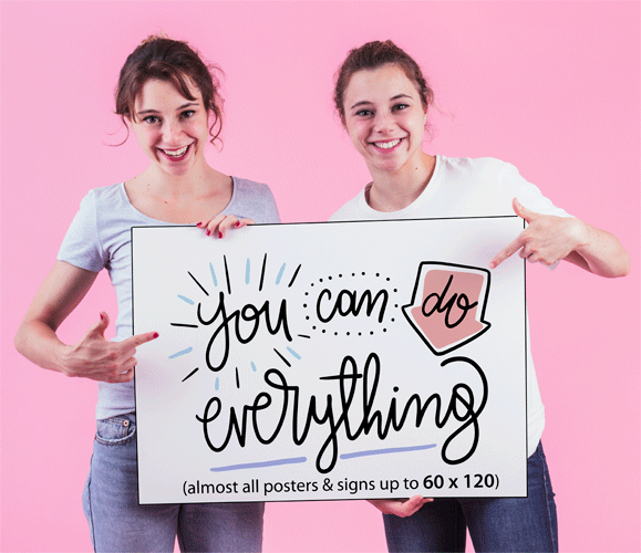 Fast and Cheapest Showcard and Foam Board Sign - 24 Hr. Print Factory Vancouver