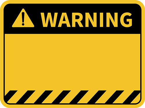 Cheapest Custom Printed Warning Sticker Labels - 24 Hr. Print Factory